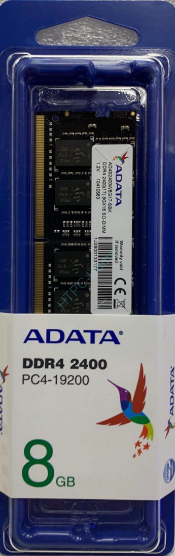 Оперативная память 8GB ADATA AD4S2400W8G17-S DDR4 2400 SODIMM