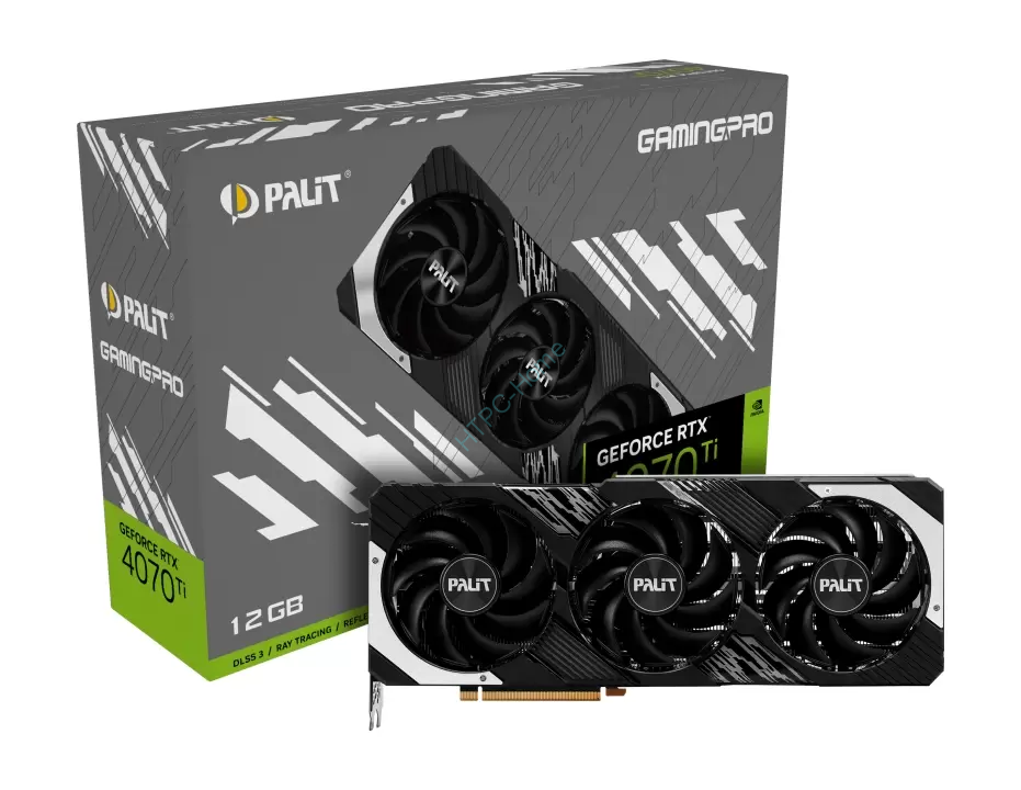 Видеокарта Palit (NED407T019K9-1043A) GeForce RTX 4070 Ti 12Gb GAMINGPRO фото 1 — HTPC-Home.ru