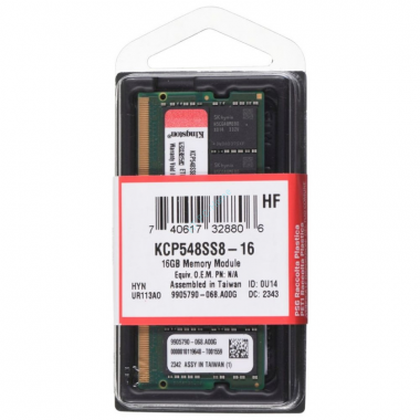 Оперативная память 16Gb Kingston KCP548SS8-16 DDR5 4800 SODIMM  — HTPC-Home.ru