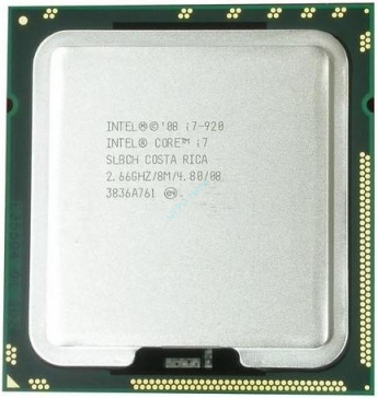 Intel Core i7-920 2.66 GHz / 4core / 1+8Mb / 130W / 4.8 GT / s LGA1366