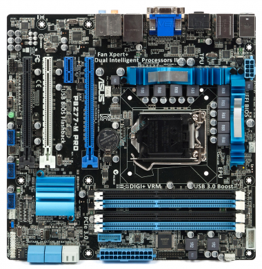 Материнская плата ASUS P8Z77-M PRO LGA1155 &lt; Z77 &gt; 3xPCI-E+Dsub+DVI+HDMI+GbLAN SATA RAID MicroATX 4DDR3 — HTPC-Home.ru