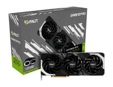 Видеокарта Palit (NED407TT19K9-1043A) GeForce RTX 4070 Ti 12Gb GAMINGPRO OC — HTPC-Home.ru