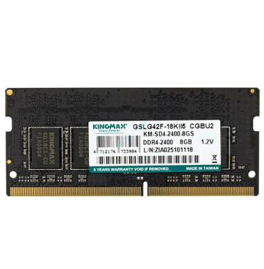 Оперативная память 8GB KINGMAX GLLG42F-18KII5 DDR4 2400 SODIMM CL17  — HTPC-Home.ru