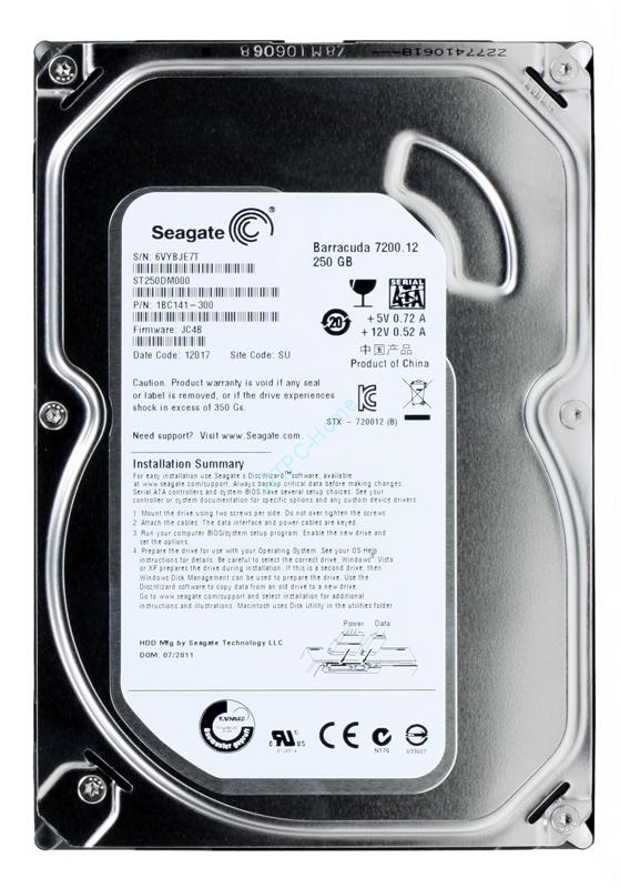 250 Gb SATA 6Gb / s Seagate Barracuda 7200.12 ST250DM000 3.5" 7200rpm 16Mb фото 1 — HTPC-Home.ru