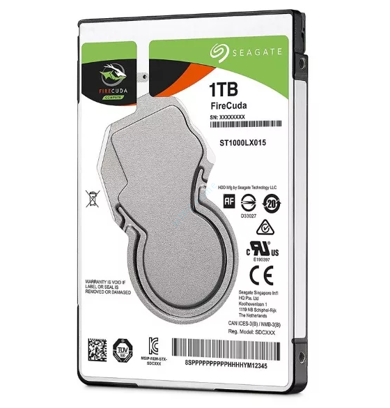 Жесткий диск SSHD 1Tb+8GB MLC NAND SATA Seagate Firecuda ST1000LX015 2.5" 5400rpm 128Mb  фото 1 — HTPC-Home.ru