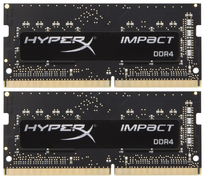 Оперативная память 16Gbx2 KIT Kingston HyperX Impact HX424S14IBK2/32 DDR4 2400 SODIMM  фото 1 — HTPC-Home.ru