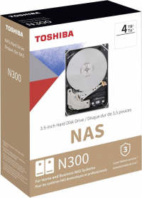 Жесткий диск 4Tb Toshiba N300 HDWG440EZSTA BOX 3.5" 7200rpm 256Mb