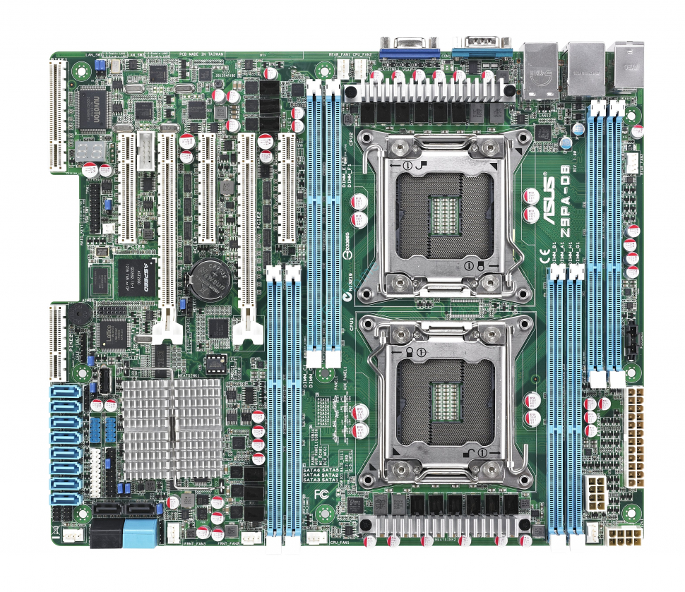 ASUS Z9PA-D8 ASMB6-IKVM (RTL) Dual LGA2011 < C602 > 2xPCI-E SVGA 2xGbLAN SATA RAID ATX 8DDR3 фото 1 — HTPC-Home.ru
