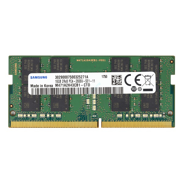 Samsung DDR4 16GB(8GB×2枚組) 2666MHz Оперативная память 16Gb Samsung M471A2K43CB1-CTD DDR4 2666 SODIMM