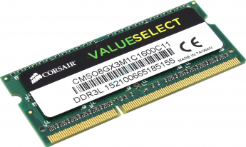 Оперативная память 8Gb Corsair CMSO8GX3M1C1600C11 DDR3L 1600 SODIMM