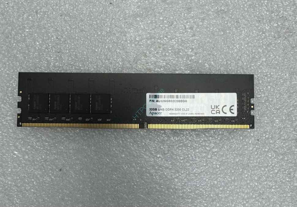 Оперативная память 32Gb Apacer AU32GGB32CSBBGH DDR4 3200 DIMM фото 1 — HTPC-Home.ru