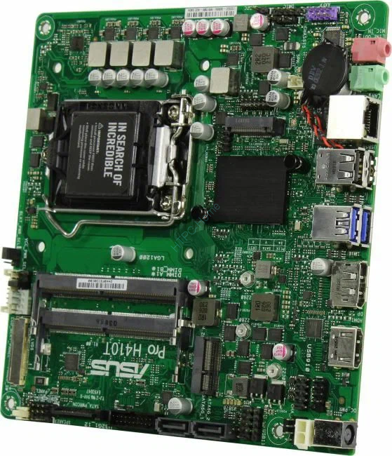 Материнская плата ASUS PRO H410T (OEM) LGA1200 H410 MiniATX 2DDR4 фото 1 &mdash; HTPC-Home.ru