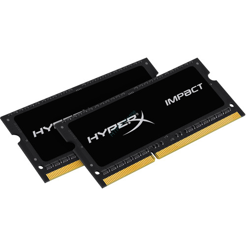 Оперативная память 8GBx2 Kit Kingston HyperX impact HX316LS9IBK2/16 DDR3 1600 SODIMM  фото 1 — HTPC-Home.ru