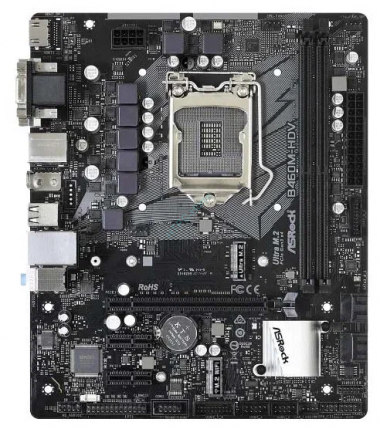 Материнская плата ASRock B460M-HDV LGA1200 MicroATX 2DDR4 — HTPC-Home.ru