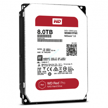 Жесткий диск 8Tb Western Digital Red Pro WD8001FFWX 3.5" 7200rpm 128Mb 
