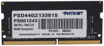 Оперативная память Patriot Memory PSD44G213381S DDR4 2133 SO-DIMM