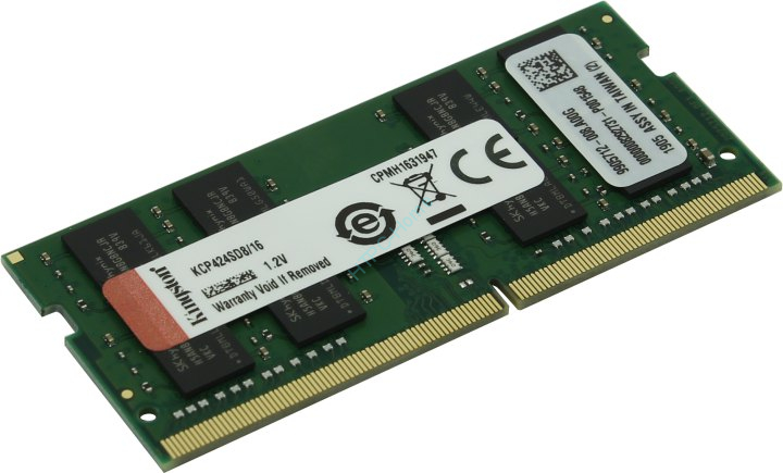 Оперативная память 16GB Kingston KCP424SD8/16 DDR4 2400 SODIMM фото 1 — HTPC-Home.ru