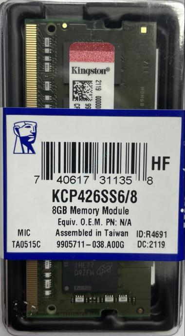 Оперативная память 8GB Kingston KCP426SS6/8 DDR4 2666 SO-DIMM 4chip — HTPC-Home.ru