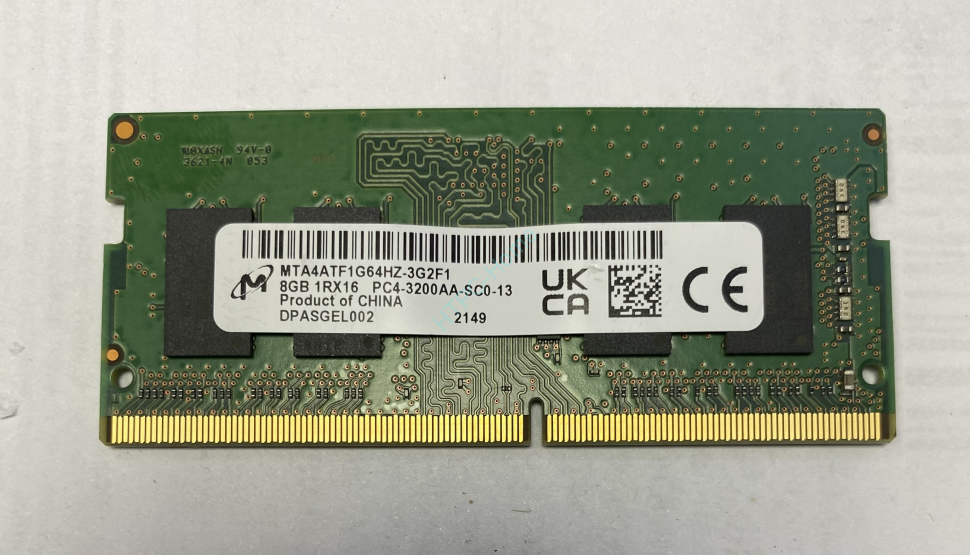 Оперативная память 8Gb Micron MTA4ATF1G64HZ-3G2F1 DDR4 3200 SODIMM  фото 1 — HTPC-Home.ru