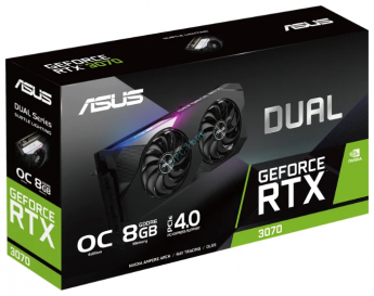 Видеокарта ASUS GeForce RTX 3070 DUAL OC 8GB DUAL-RTX3070-O8G