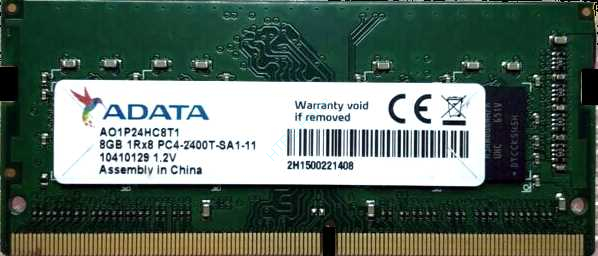 Оперативная память 8GB ADATA AM1P24HC8T1-BURS DDR4 2400 SODIMM фото 1 — HTPC-Home.ru