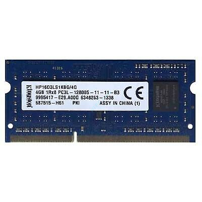 Оперативная память 4Gb Kingston HP16D3LS1KBG/4G DDR3 1600 SODIMM  фото 1 — HTPC-Home.ru
