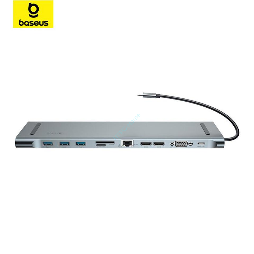 Адаптер-концентратор для ноутбука Baseus Enjoyment C-C3UEHVMSDC35 Type-C фото 1 &mdash; HTPC-Home.ru