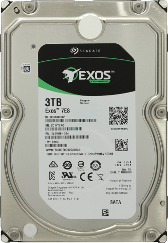 Жесткий диск 3Tb SATA Seagate EXOS ST3000NM0005 3.5" 7200rpm 128Mb 