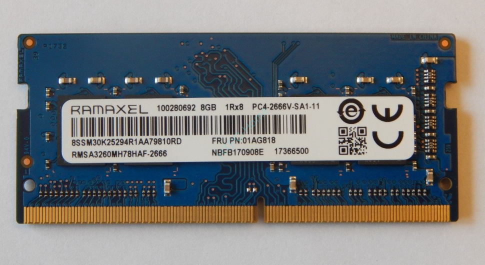 Оперативная память 8Gb Ramaxel RMSA3260MH78HAF DDR4 2666 SO-DIMM фото 1 — HTPC-Home.ru