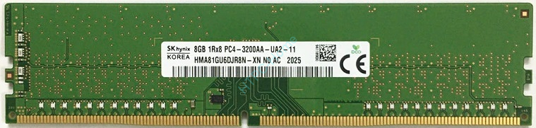 Оперативная память 8Gb HYNIX HMA81GU6DJR8N-XN DDR4 3200 DIMM OEM original фото 1 — HTPC-Home.ru