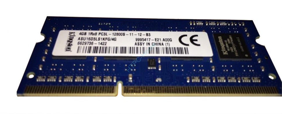 Оперативная память 4Gb Kingston ASU16D3LS1KFG/4G DDR3L 1600 SODIMM  фото 1 — HTPC-Home.ru