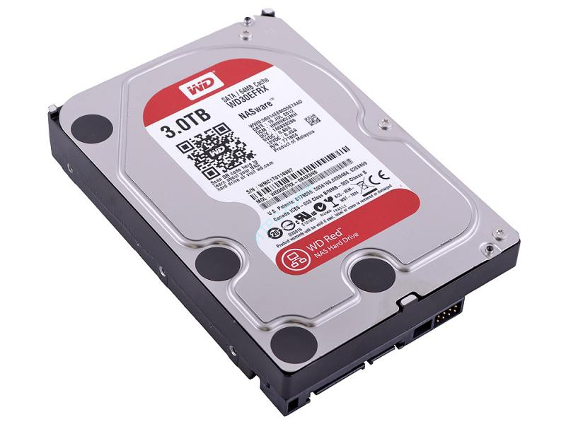 Жесткий диск 3Tb SATA Western Digital Red WD30EFRX 3.5" 5400rpm 64Mb фото 1 — HTPC-Home.ru