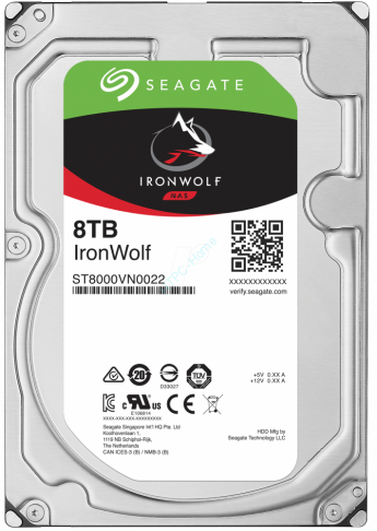 Жесткий диск 8Tb Seagate IronWolf NAS ST8000VN0022 3.5" 7200rpm 256Mb 