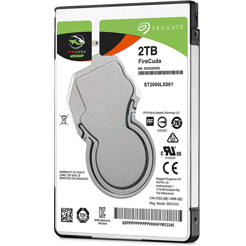 Жесткий диск 2Tb+8GB MLC NAND SATA Seagate Firecuda ST2000LX001 2.5" 5400rpm 128Mb  фото 1 — HTPC-Home.ru