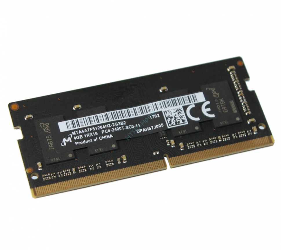 Оперативная память 4Gb Micron MTA4ATF51264HZ-2G3E2 DDR4 2400 SO-DIMM фото 1 — HTPC-Home.ru