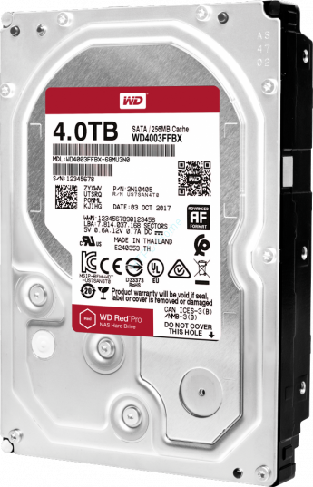 Жесткий диск 4TB Western Digital WD Red Pro WD4003FFBX 3.5" 7200rpm 256Mb