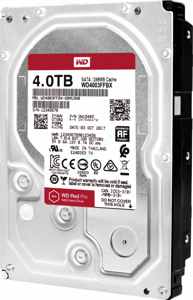 Жесткий диск 4TB Western Digital WD Red Pro WD4003FFBX 3.5" 7200rpm 256Mb фото 1 — HTPC-Home.ru