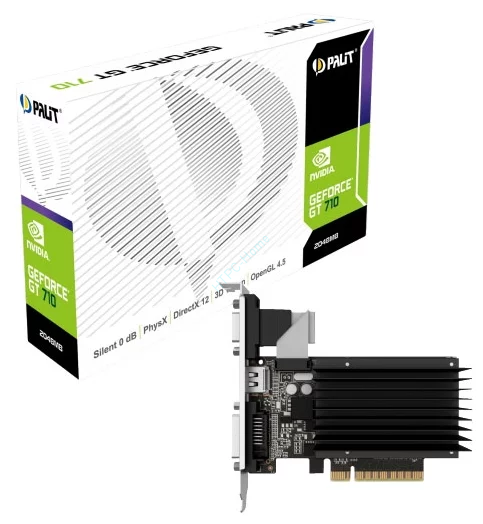Видеокарта Palit GeForce GT 710 PCI-E 2048Mb Silent фото 1 — HTPC-Home.ru