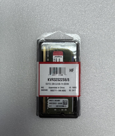 Оперативная память 8GB Kingston KVR32S22S6/8 DDR4 3200MHz SODIMM CL22  — HTPC-Home.ru