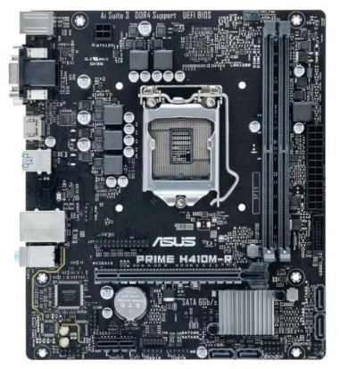 Материнская плата ASUS PRIME H410M-R-SI LGA1200 MicroATX 2DDR4 — HTPC-Home.ru