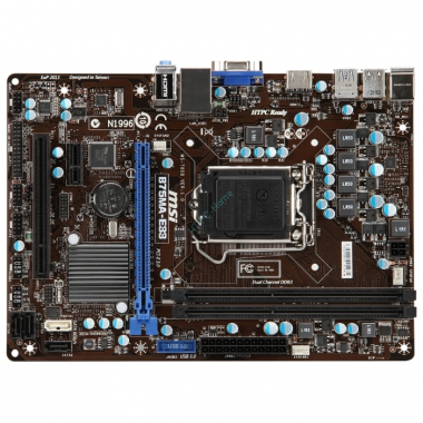 Материнская плата MSI B75MA-E33 LGA1155 MicroATX 2DDR3 — HTPC-Home.ru