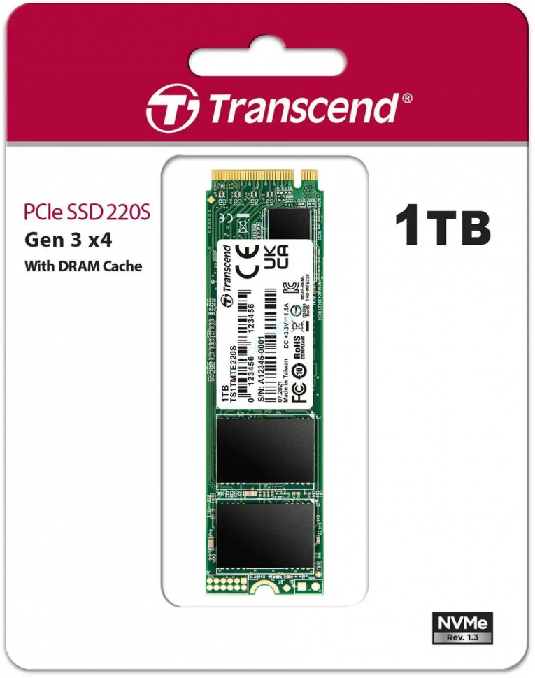 SSD 1Tb Transcend SSD220S TS1TMTE220S PCIe 3.0 x4 фото 1 — HTPC-Home.ru