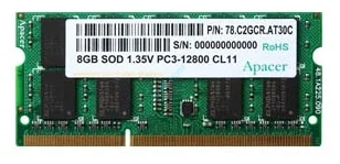 Оперативная память 8Gb Apacer AS08GFA60CATBGJ DDR3L 1600 SO-DIMM — HTPC-Home.ru