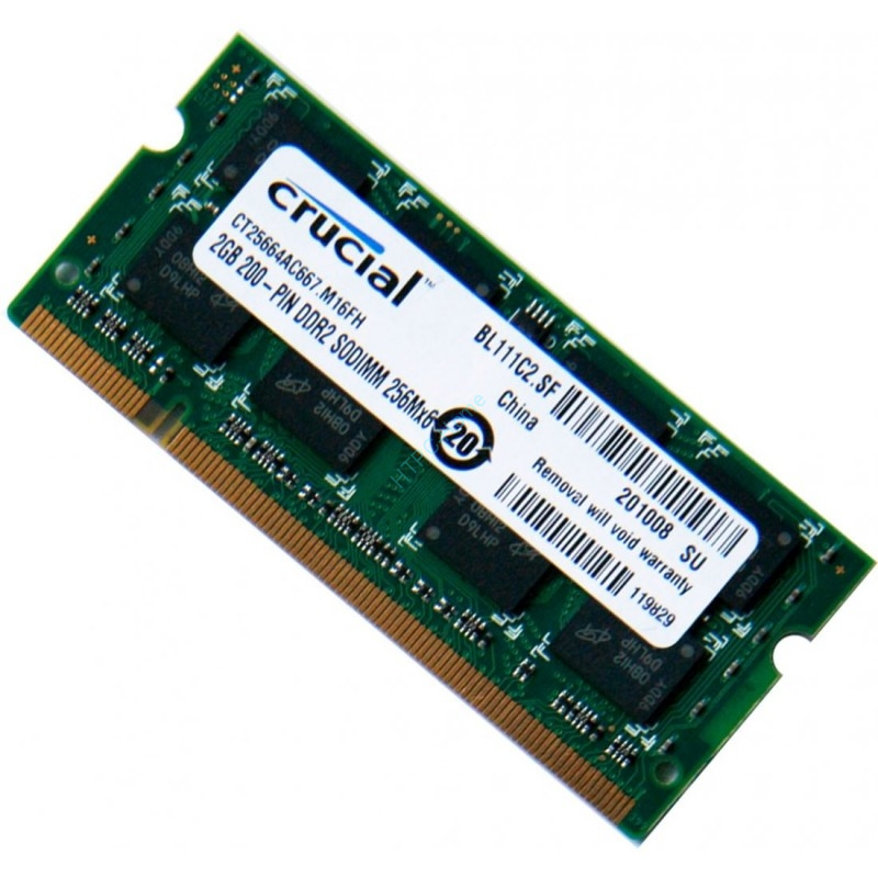 SODDR 2 2Gb Crucial SODIMM PC2 5300 667MHz CT25664AC667 2 350 HTPC Home.ru