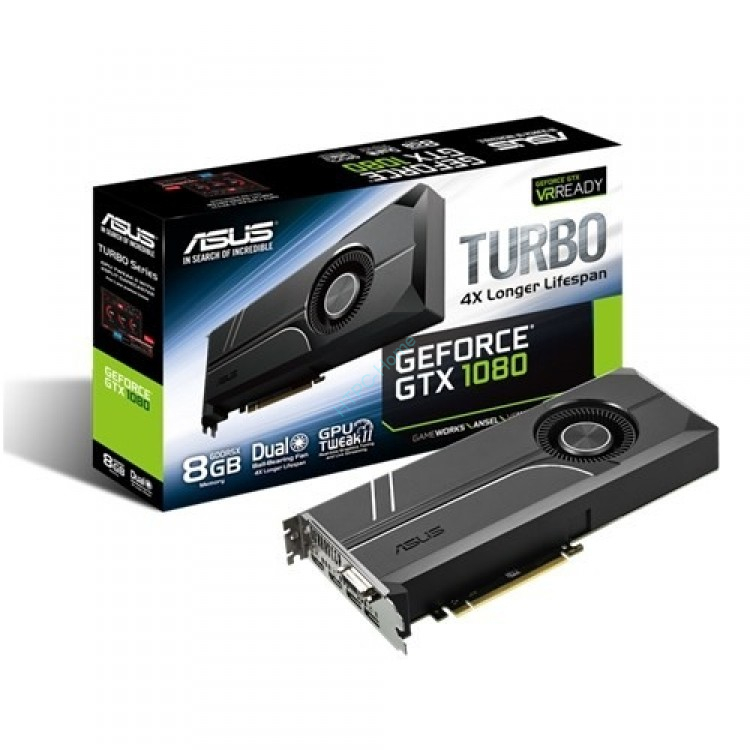 PCI E 8Gb ASUS GeForceR GTX 1080 PCI E DDR5 ASUS TURBO GTX1080 8G RTL DVI DualHDMI DualDP GeForce GTX1080 0 HTPC Home.ru