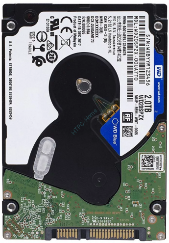 Жесткий диск 2Tb SATA Western Digital Blue WD20SPZX 2.5" 5400rpm 128Mb