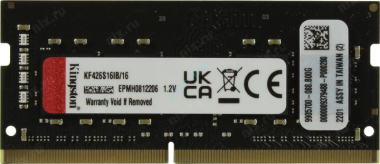 Оперативная память 16Gb Kingston KF432S20IB/16 Fury Impact DDR4 3200 SODIMM  &mdash; HTPC-Home.ru